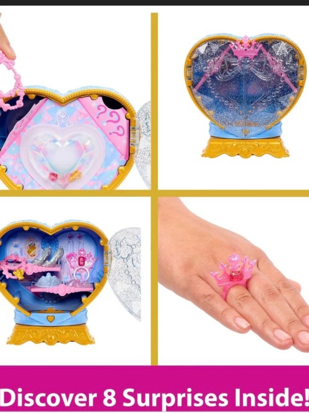 Disney Cinderella Jewel Reveal Doll - Blue & Pink